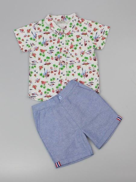 Shorts & Shirt Set -Tropical 32015 
