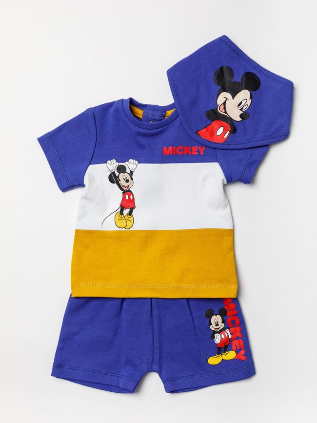Mickey T-Shirt,shorts,bib set  22951