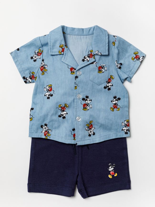 Mickey Boys Shirt and Shorts Set