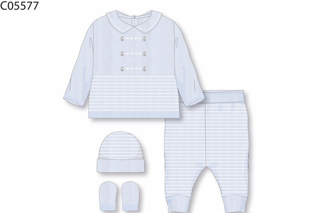 Boxed Sky Blue 4pc Gift Set 