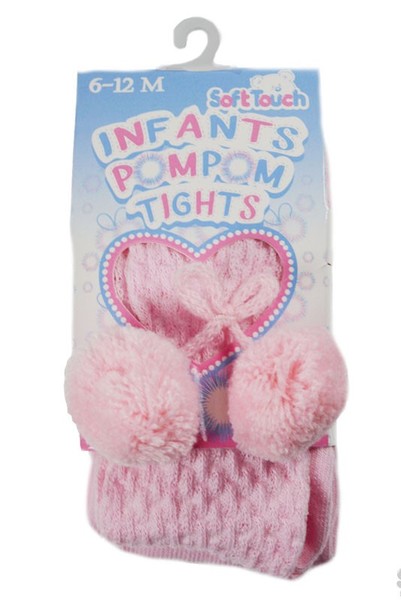  Pink Tights - with Pom Poms T45 P