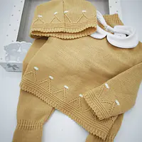 Knitted Box Set 5663 Red - no embroidery 