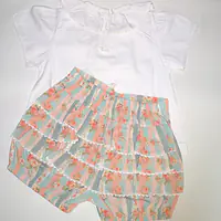 Floral design Frilly Jam Pant Set 2711 (6pcs) - Master