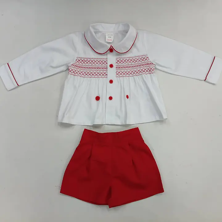 Red Smock Shorts Set (6pcs) - Master
