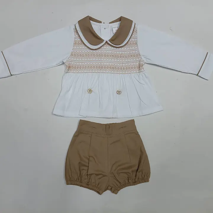 Smock Shorts set - latte (6pcs) - Master