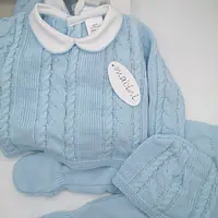  Knitted Box Set 23 Blue 
picture showing box & set 