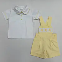 Lemon Dungaree Set