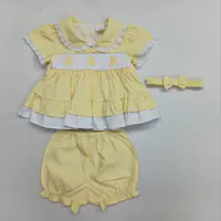 Lemon Dress Set - Rabbits 