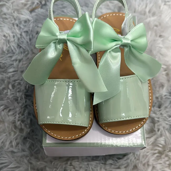 Martina Bow Sandal - Mint