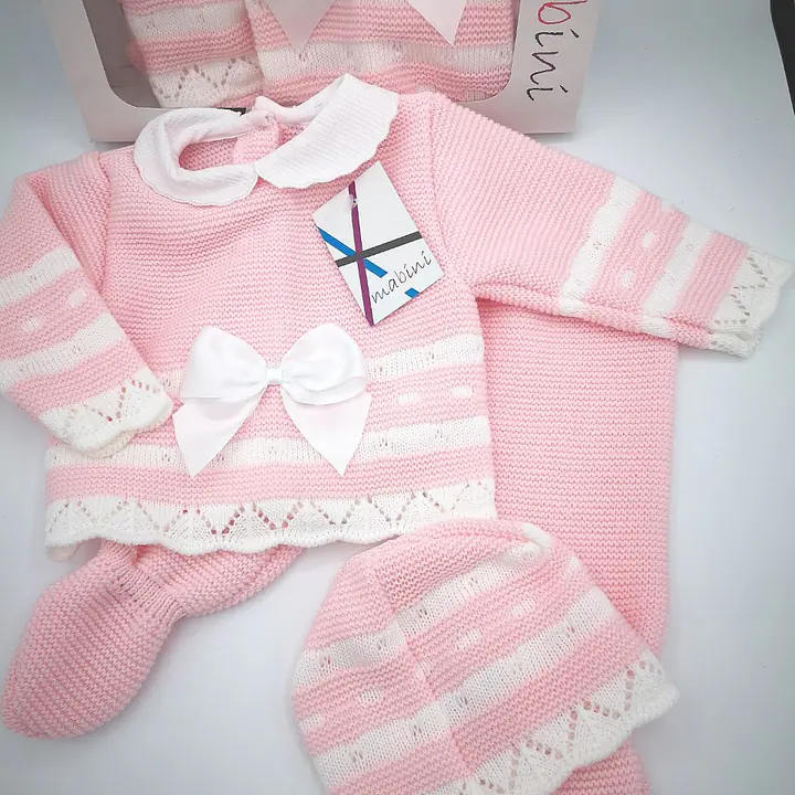 Knitted Box Set 5664 Pink