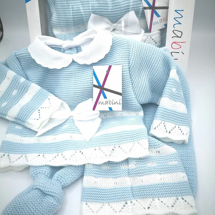 Knitted Box Set 5664b Blue 