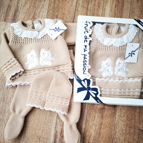 Knitted Box Set 5660 Camel