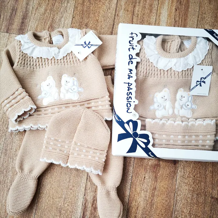 Knitted Box Set 5660 Camel