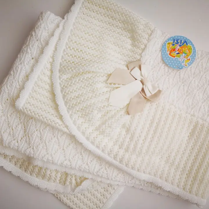 Shawl -40580-White & Cream